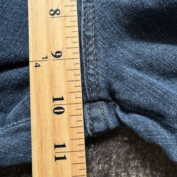 Lee Women's Jeans Slender Secret Lower On The Waist Size 12 Short Stretch - Picture 9 of 15